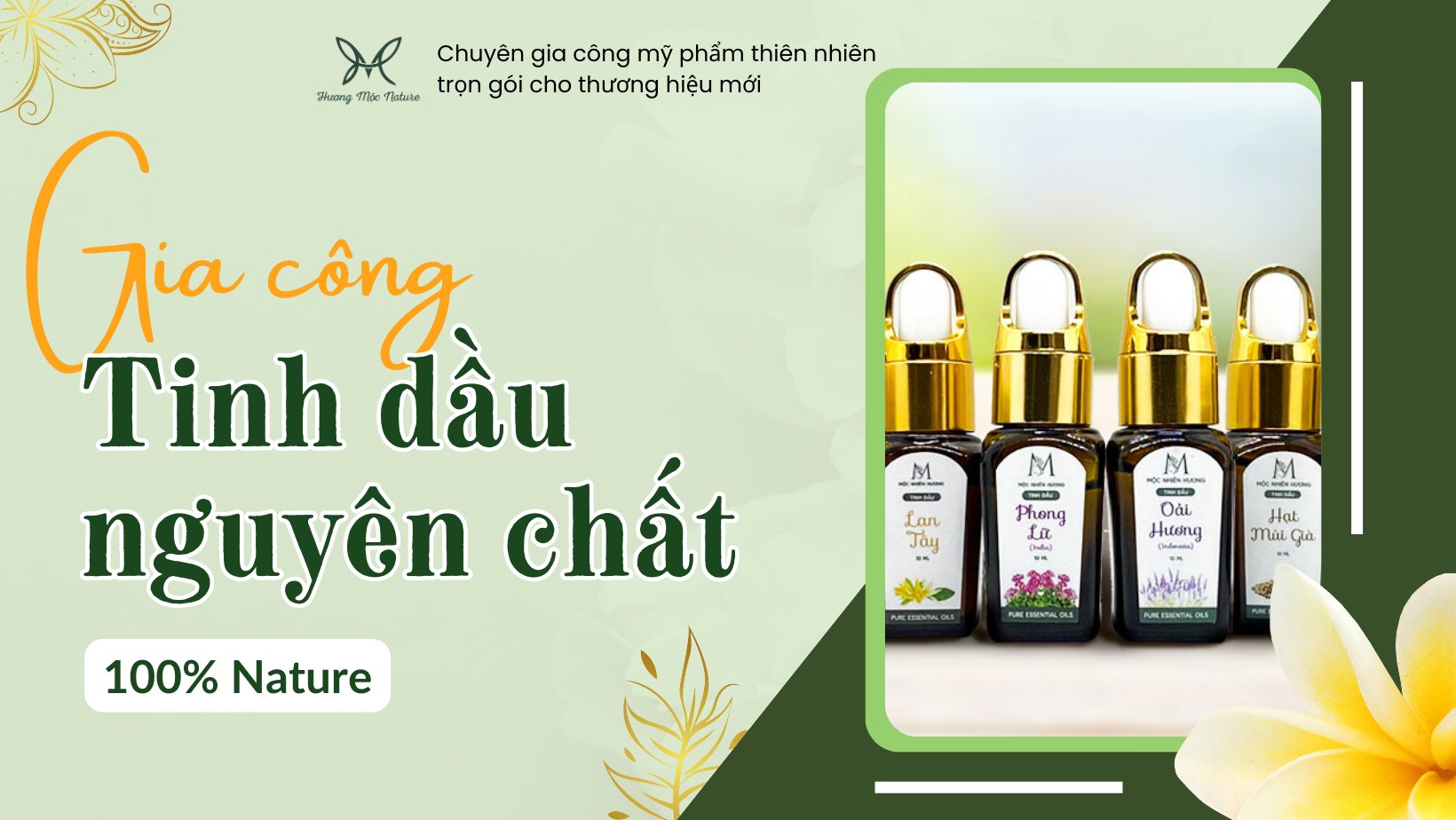 GIA CÔNG TINH DẦU NGUYÊN CHẤT 100% NATURE