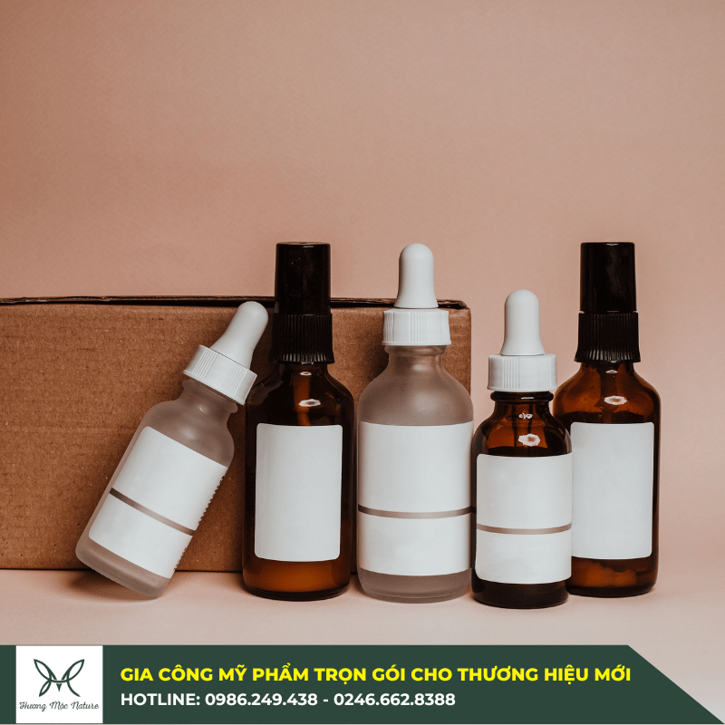 Thiết kế mẫu mã chai lọ serum độc quyền