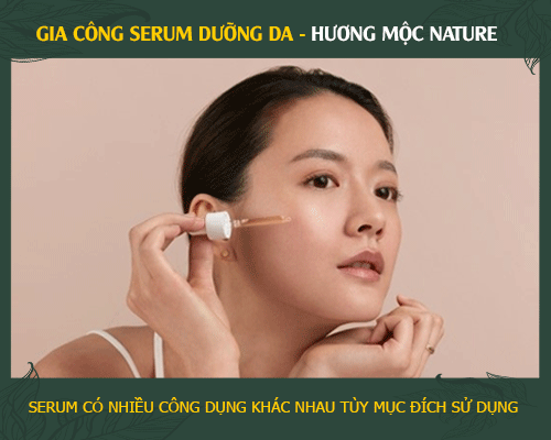 Gia công serum dưỡng da tại Hương Mộc Nature