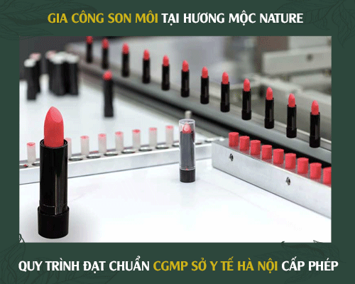 Gia công son môi độc quyền trọn gói - Hương Mộc Nature